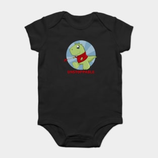 I am unstoppable T-Rex Baby Bodysuit